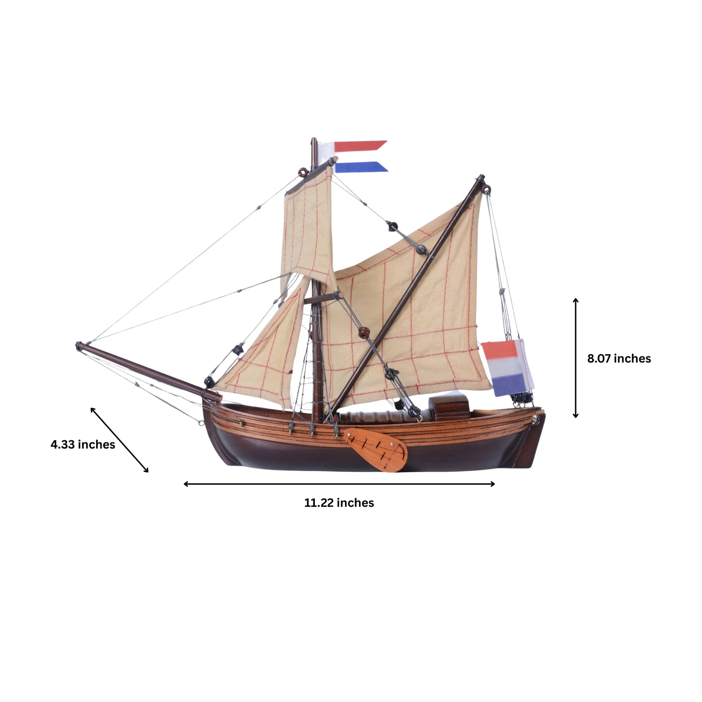 Wijdschip 8 inches