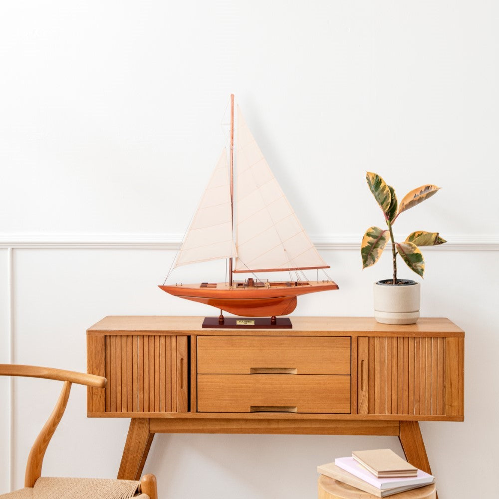 Columbia Sm Sailboat Model America Cup