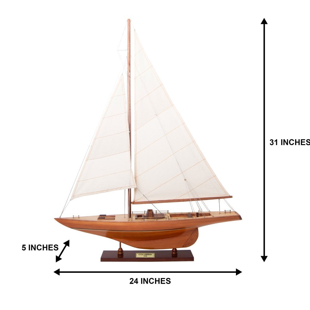 Columbia Sm Sailboat Model America Cup
