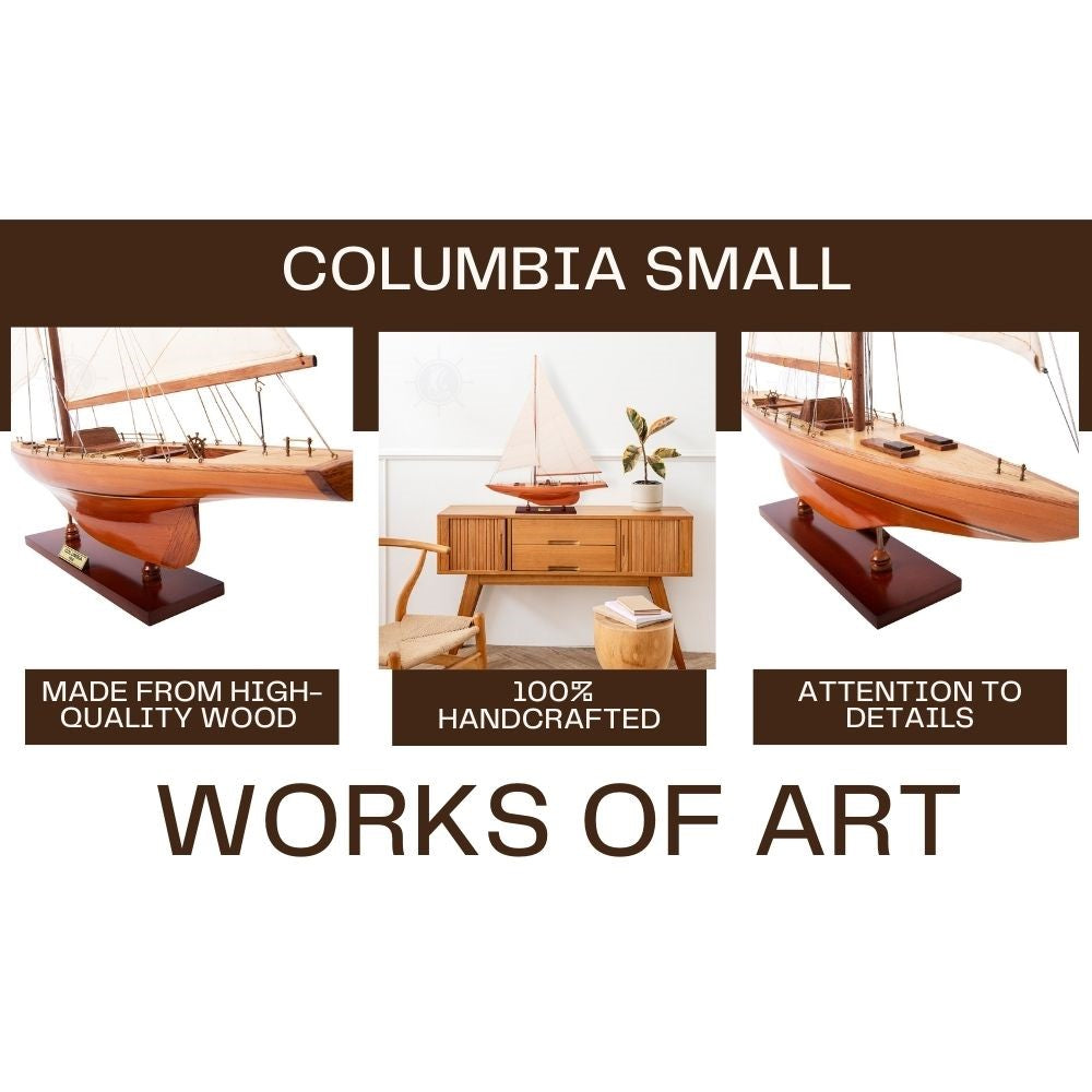 Columbia Sm Sailboat Model America Cup