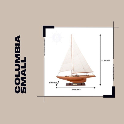 Columbia Sm Sailboat Model America Cup