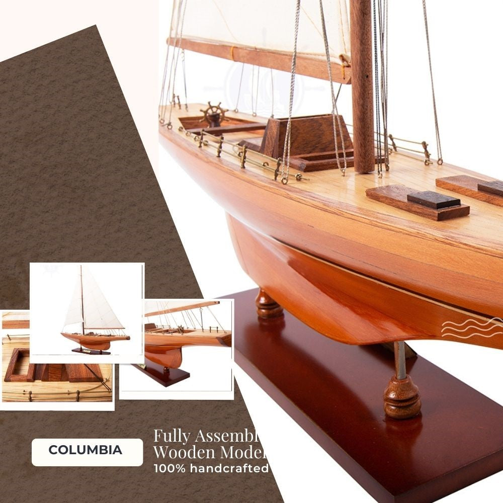 Columbia Sm Sailboat Model America Cup