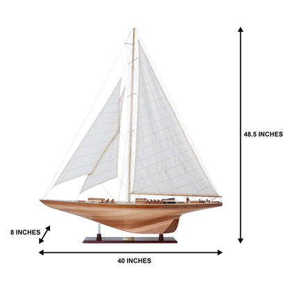 Endeavour 40 Inch Sailboat Model