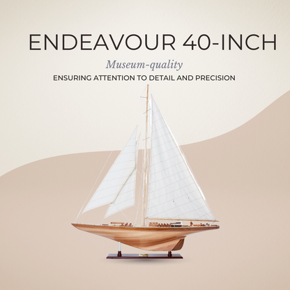 Endeavour 40 Inch Sailboat Model