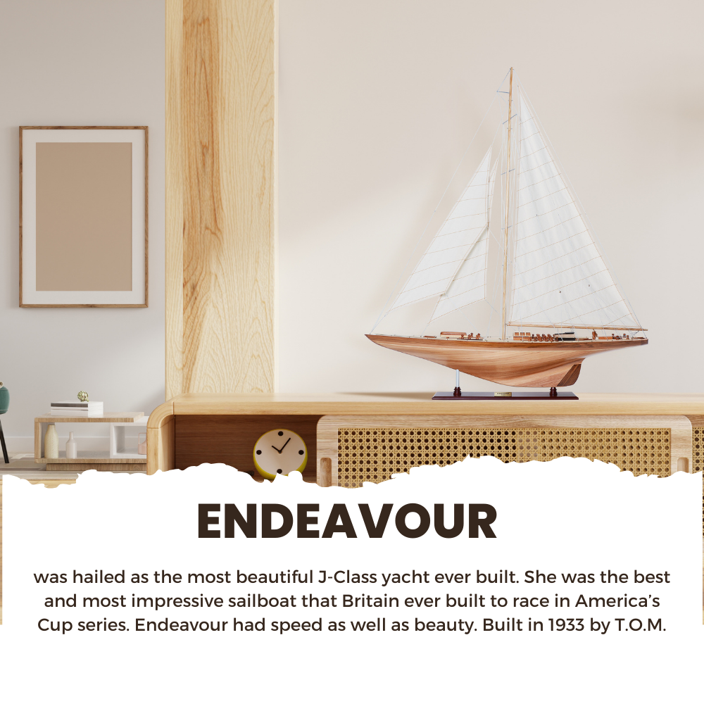 Endeavour 40 Inch Sailboat Model