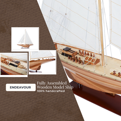 Endeavour 40 Inch Sailboat Model