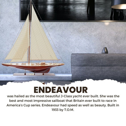 Endeavour XL Sailboat Model