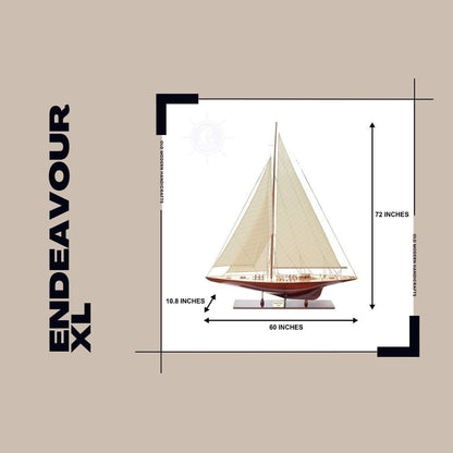Endeavour XL Sailboat Model