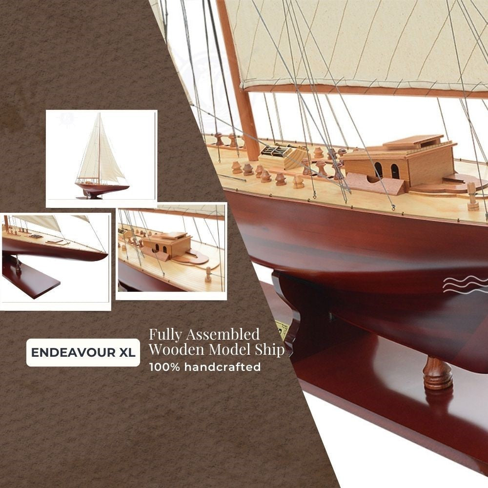 Endeavour XL Sailboat Model