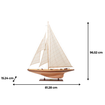 Shamrock Medium Sailboat Model