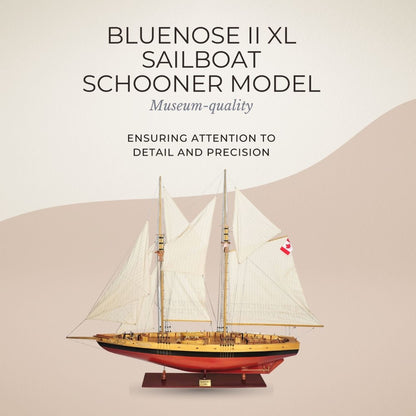 Bluenose II XL Sailboat Schooner Model