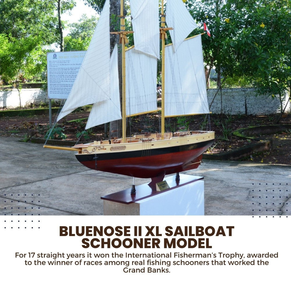 Bluenose II XL Sailboat Schooner Model