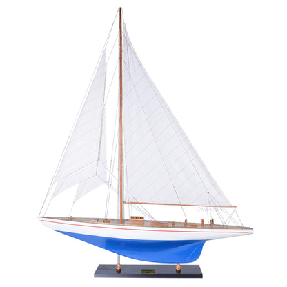 Maquette de voilier-goélette XLarge peinte