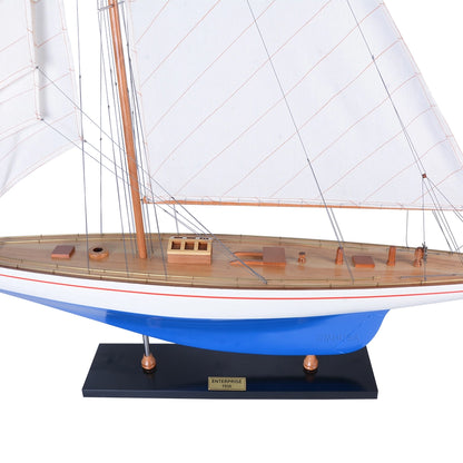 Maquette de voilier-goélette XLarge peinte