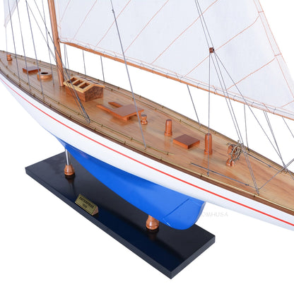 Maquette de voilier-goélette XLarge peinte