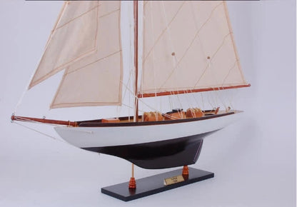 Tuiga Painted XLarge Sailboat Schooner Yacht Model