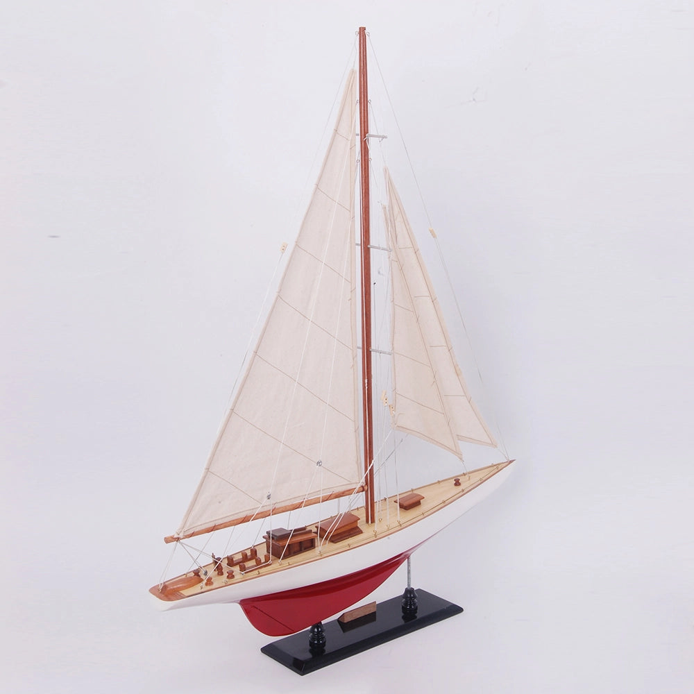 Ranger Painted Large Sailboat Schooner Yacht Model