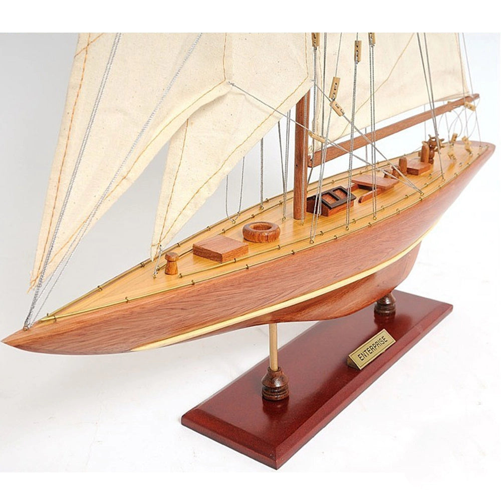 Enterprise Sailboat Schooner Yacht Model