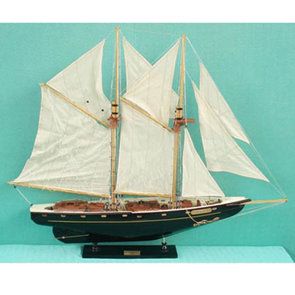 Bluenose Model Ship II New Painted Sailboat Schooner Yacht Model 33 Inches Long