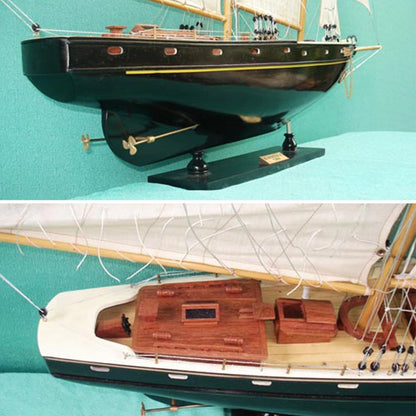 Bluenose Model Ship II New Painted Sailboat Schooner Yacht Model 33 Inches Long