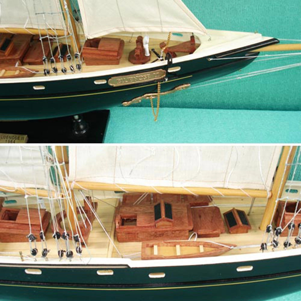 Bluenose Model Ship II New Painted Sailboat Schooner Yacht Model 33 Inches Long