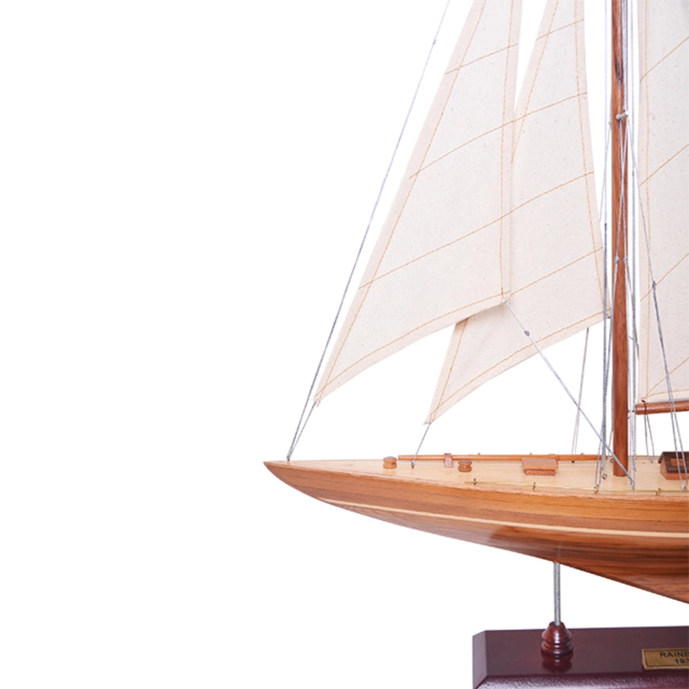 Rainbow Medium Sailboat Schooner Yacht Model 31 Inches Long