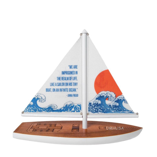Souvernir Sailboat Sailing Ship Model Small