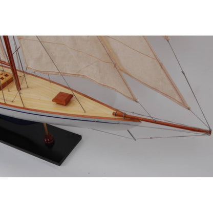 Defender Painted Large Sailboat Schooner Yacht Model