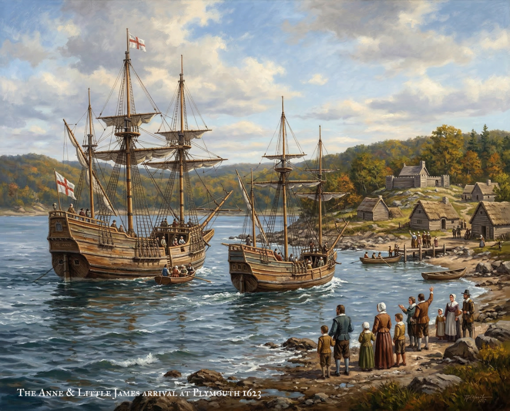 1623 Anne Tall 36 inches Ship Model