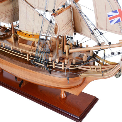 Old Modern Handicrafts New HMS Bounty Ship Model - Museum Quality Fully Assembled Model Ship for Home & Offics - 37.0L x 10.0W x 30.0H Inches