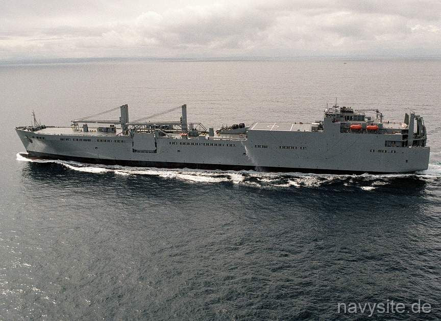 USNS Dahl (T-AKR-312) 30 Inches Ship Model