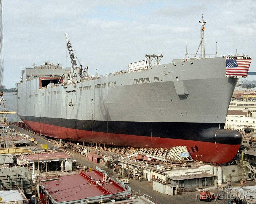 USNS Dahl (T-AKR-312) 30 Inches Ship Model