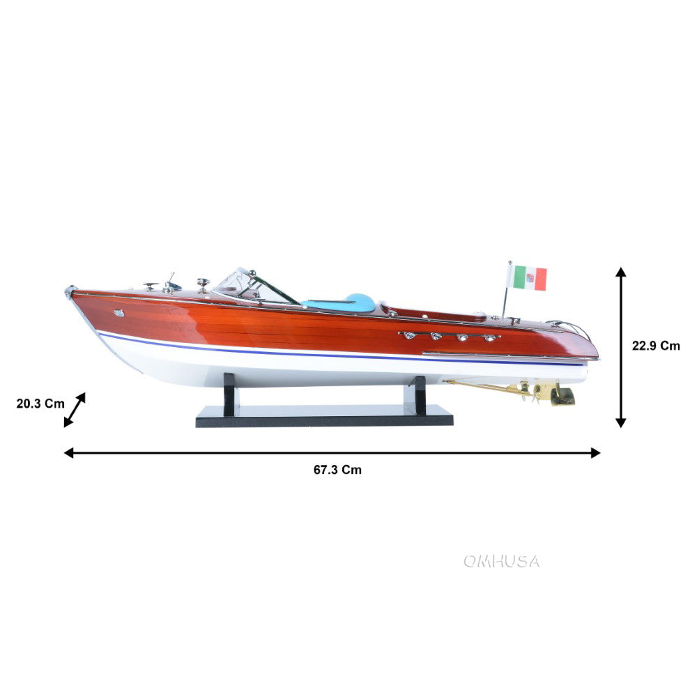 Riva Aquarama Painted XLarge Speedboat Model