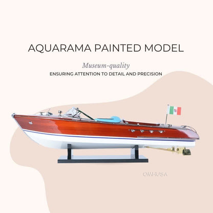 Riva Aquarama Painted XLarge Speedboat Model