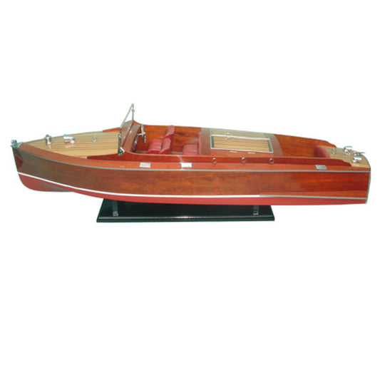 B109 - Chris Craft Runabout Painted Ready for RC Medium Speedboat Model