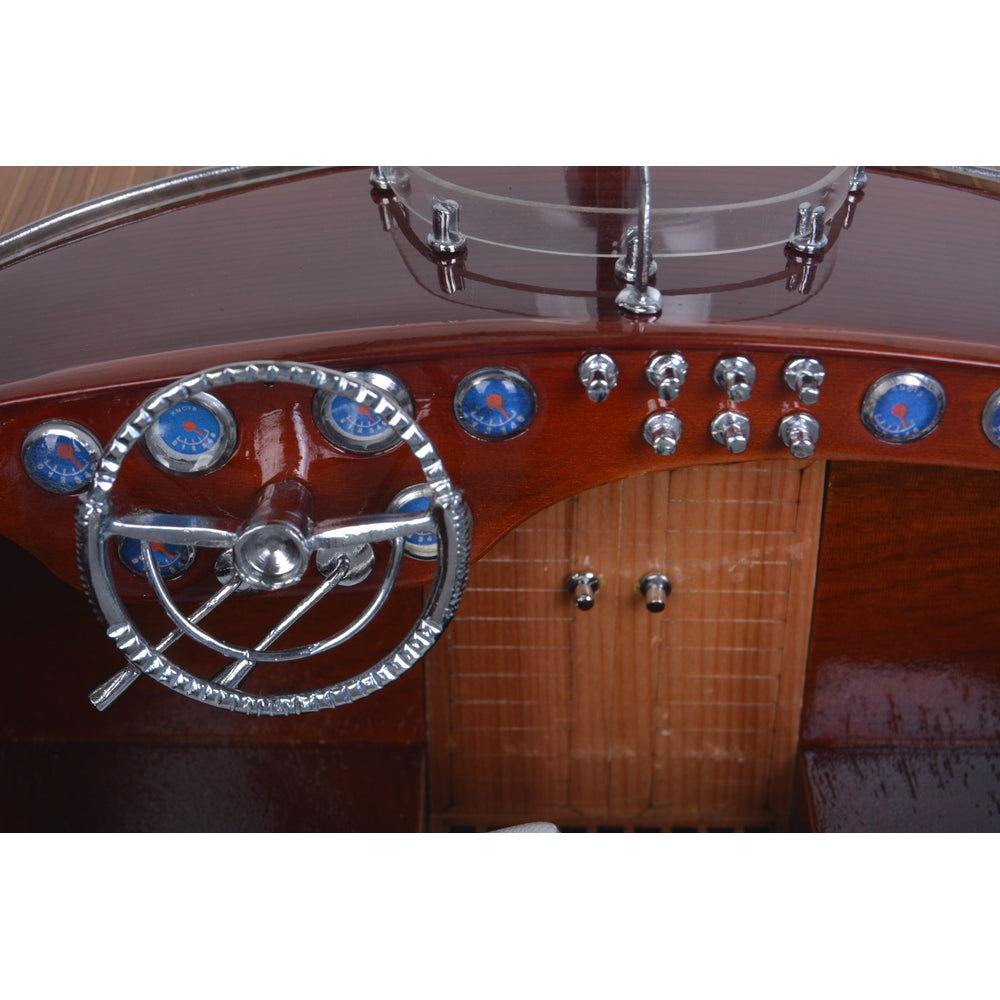 Super Riva Painted Large Speedboat Model