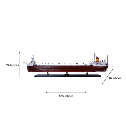 Edmund Fitzgerald Large Bulk Carrier Model