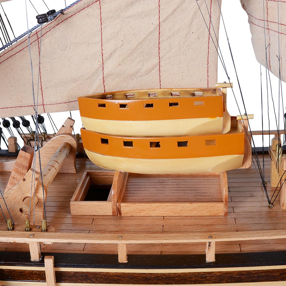 Old Modern Handicrafts New HMS Bounty Ship Model - Museum Quality Fully Assembled Model Ship for Home & Offics - 37.0L x 10.0W x 30.0H Inches