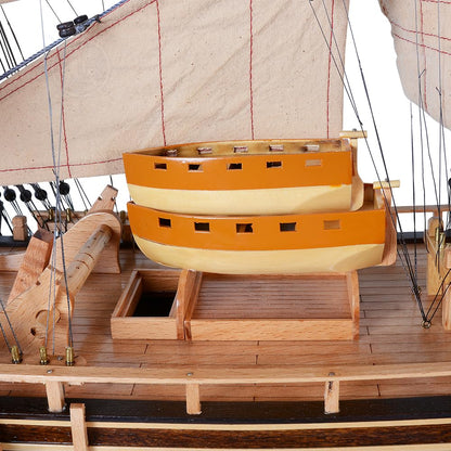 Old Modern Handicrafts New HMS Bounty Ship Model - Museum Quality Fully Assembled Model Ship for Home & Offics - 37.0L x 10.0W x 30.0H Inches