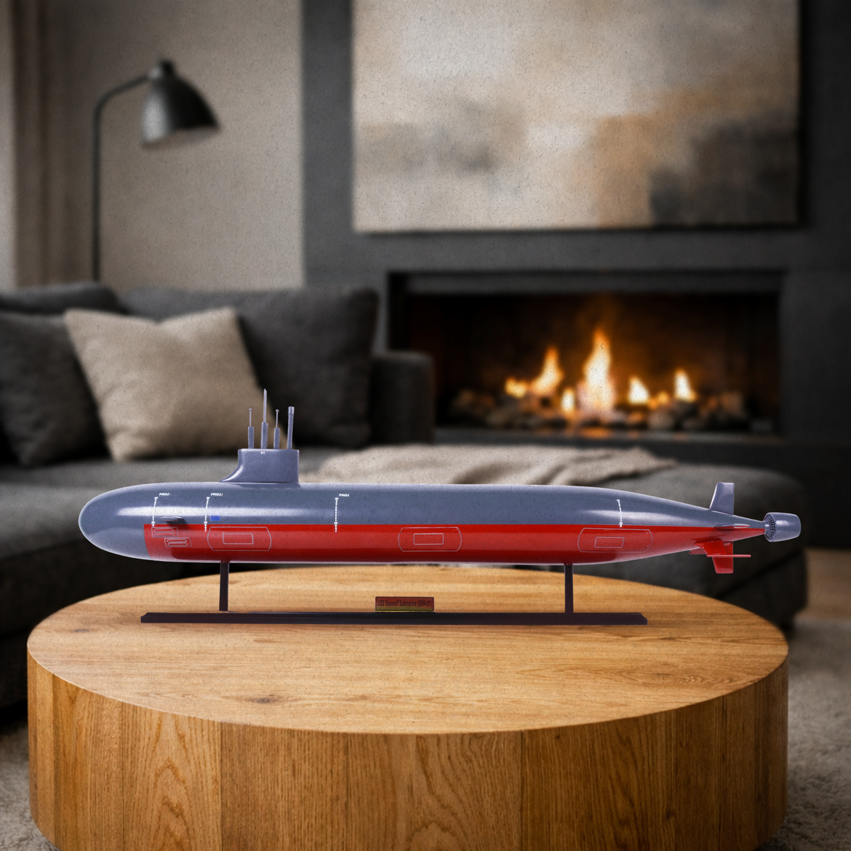 CM412 - USS Seawolf Submarine (SSN-21) 30 Inches Model