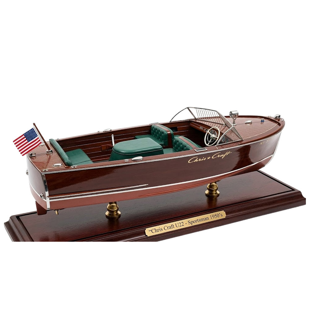 Chris Craft U22 - Sportsman 1950's - 30 inches boat model