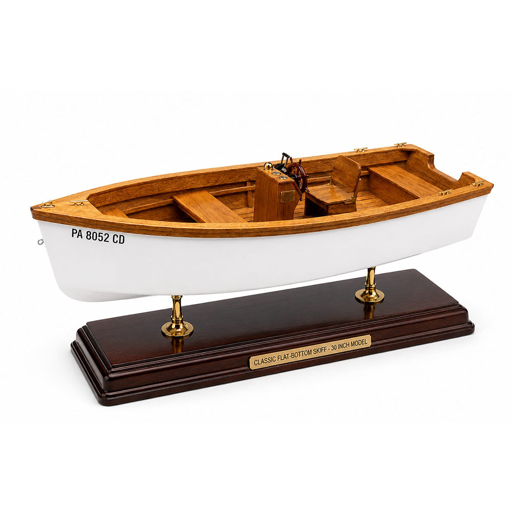 Flat-Bottomed Skiff - 30 inches boat model