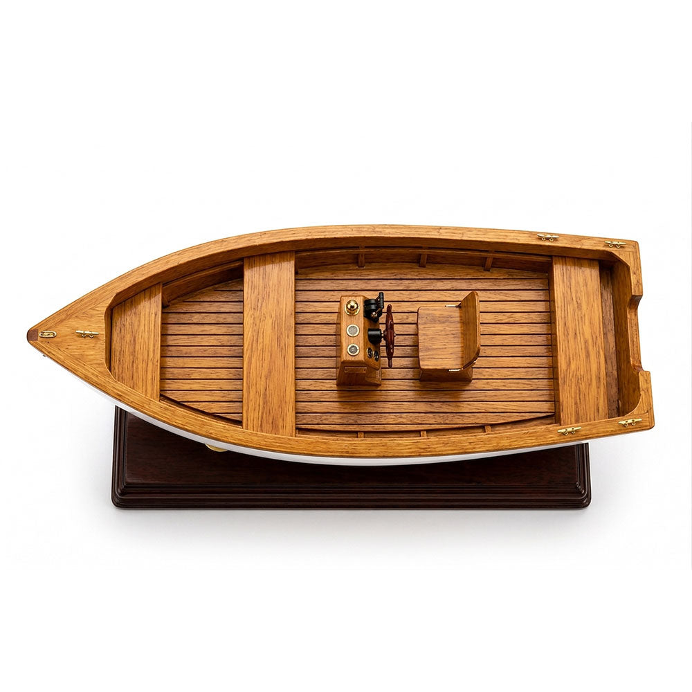 Flat-Bottomed Skiff - 30 inches boat model
