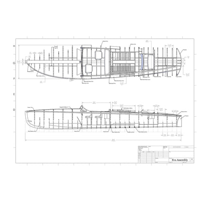 Hacker Eva Special 33 - 30 inches boat model