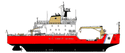USCGC Mackinaw 30 inches Icebreaker Model
