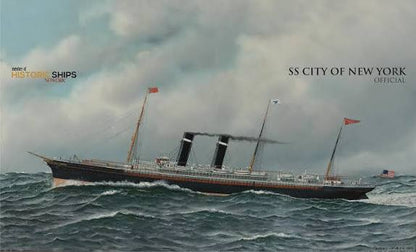 SS City of New York Ocean Liner 30 inches boat model