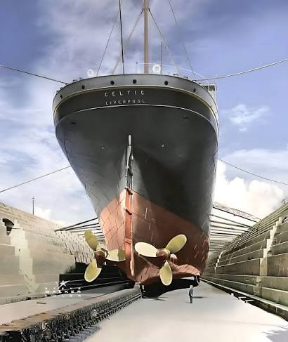RMS Celtic 30 inches boat model