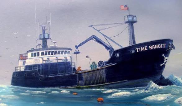 F/V Time Bandit 30 inches fishing boat model