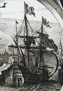 1623 Anne Tall 36 inches Ship Model