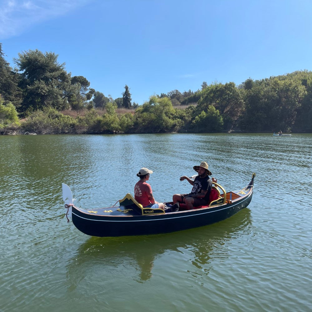 Venetian Gondola Wooden Boat 15ft